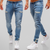 Pantalon Homme Jogging Décontracté Denim Coton 2