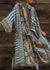 Kimono Femme à Manches Longues Imprimé Géométrique 3