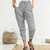 Variant image for Pantalon Femme Élégant Lin Léger Moderne-29