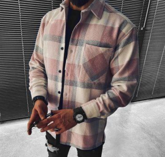 Chemise Homme Élégante Manche Courte en Tissu Léger pour Été-1