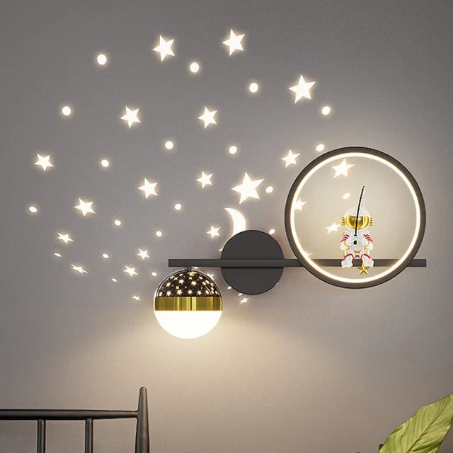 Lampe Murale Enfant Univers Magique LED 4