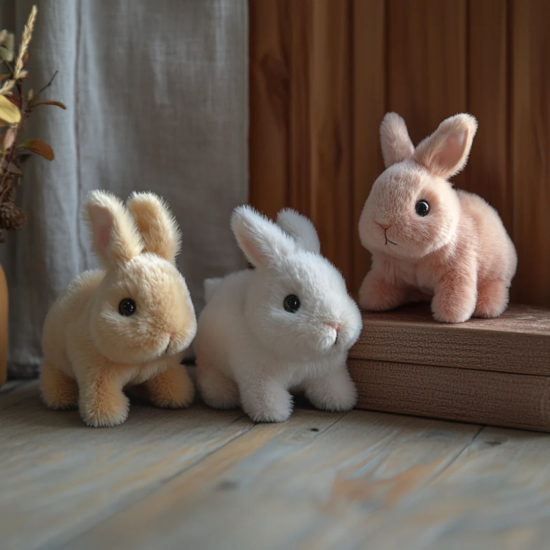 Lapin en Peluche Animé pour Enfants et Adultes 3