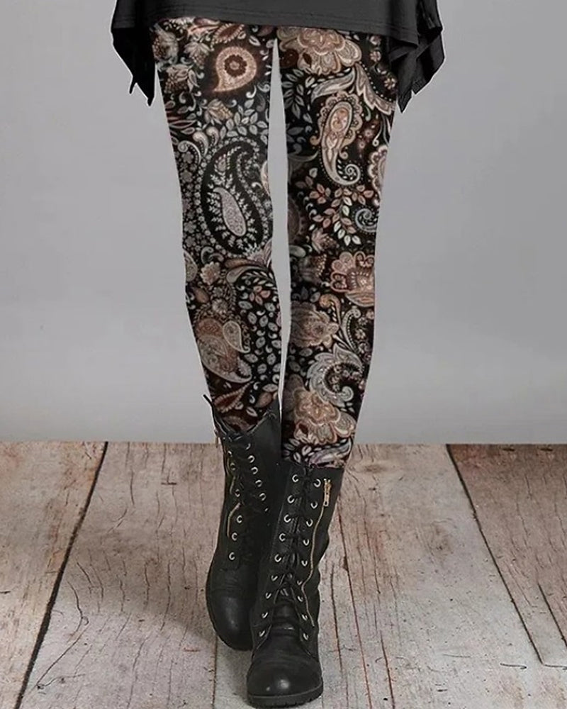 Legging Femme Bohème Automnal 1