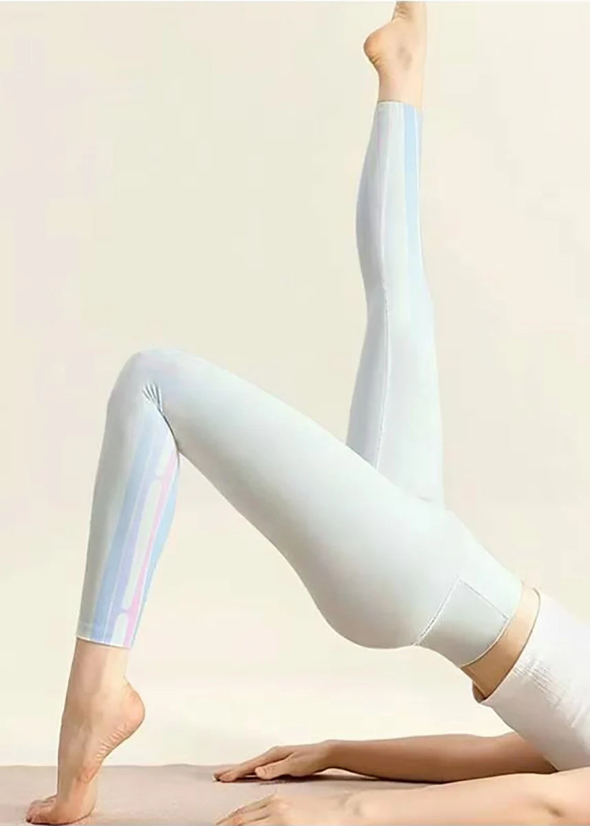 Leggings de Course Femme Taille Haute Ajustée avec Effet Froncé 4