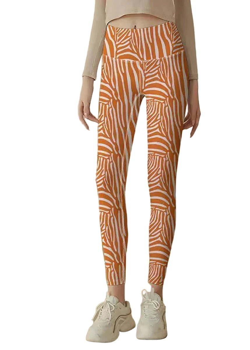 Leggings de course Capri taille haute pour femmes style Pilates 1