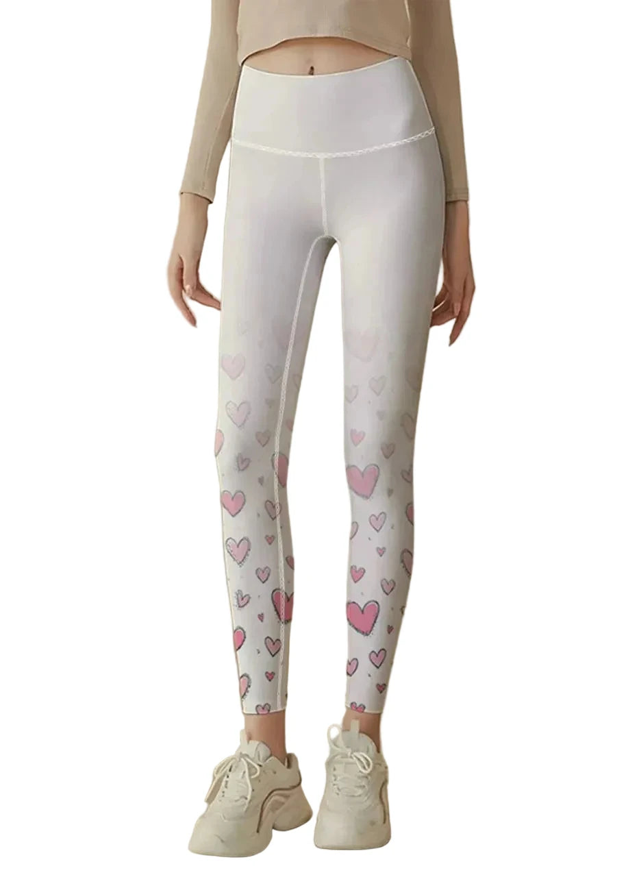 Leggings de course femme style Capri à taille haute 0