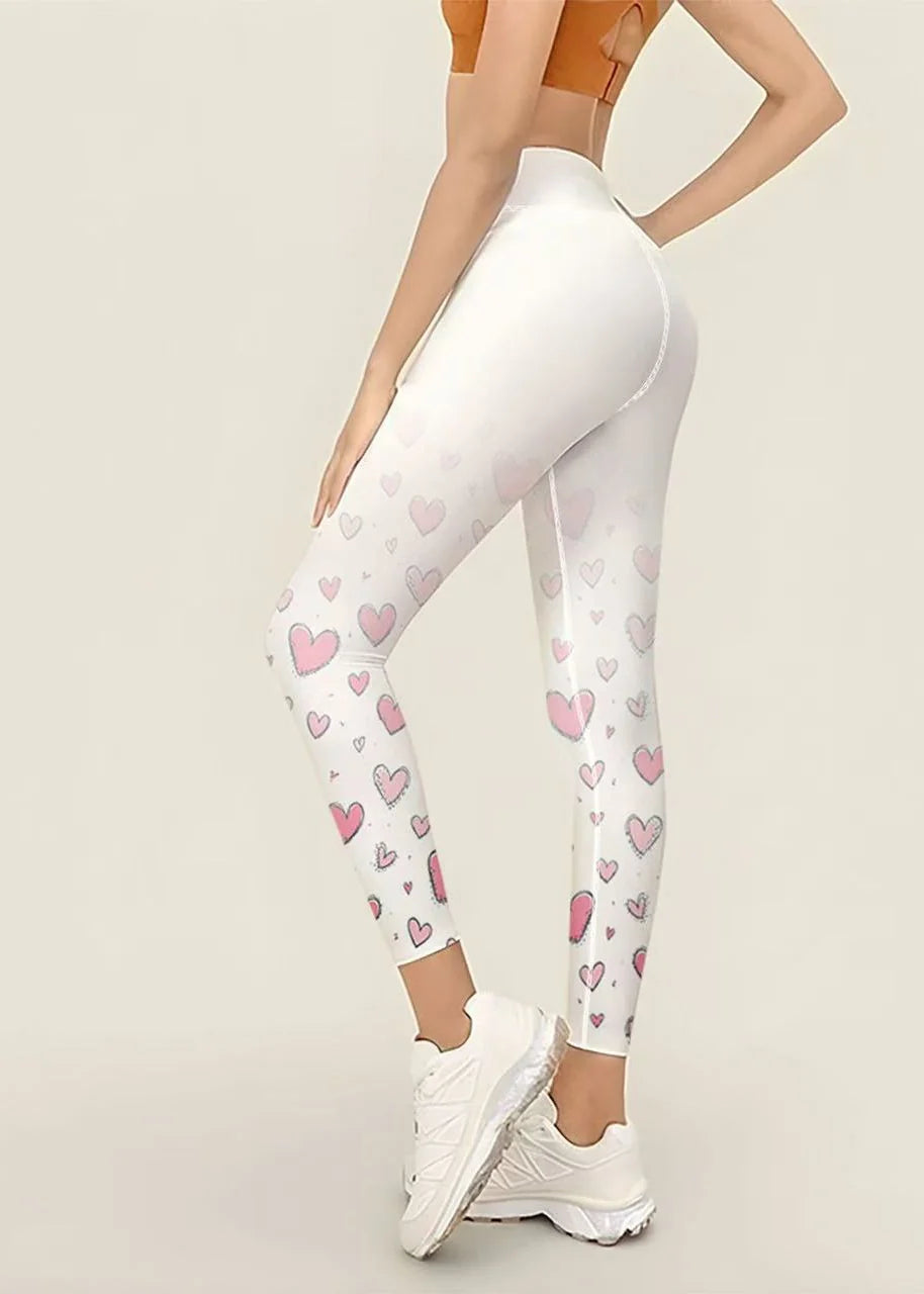 Leggings de course femme style Capri à taille haute 1