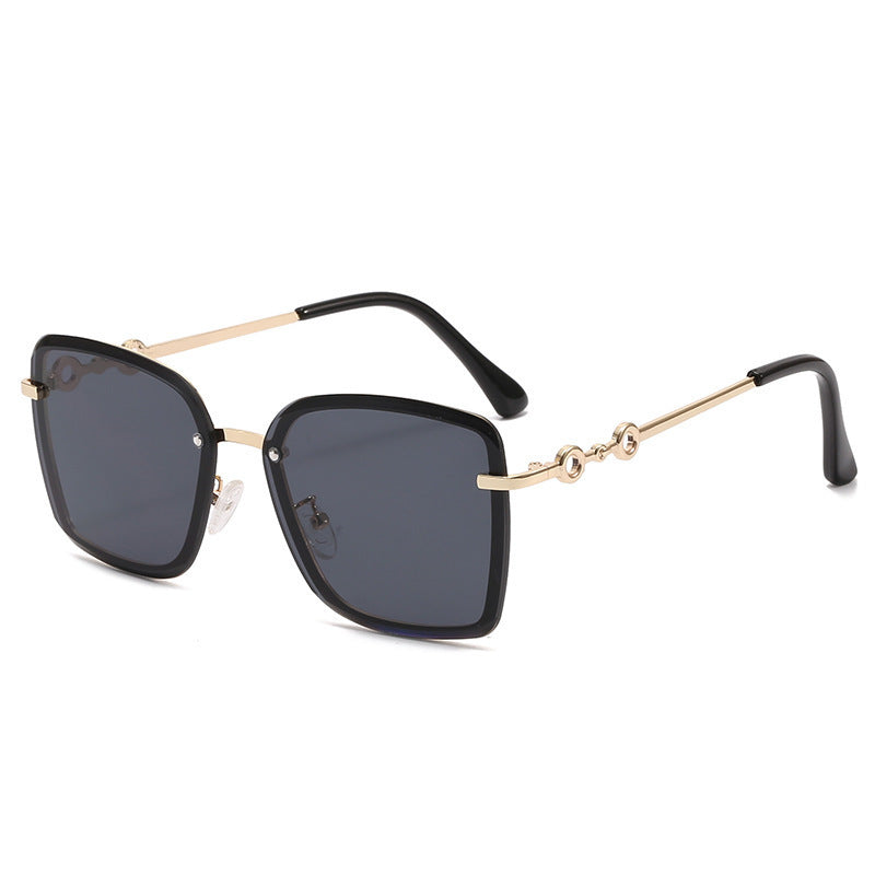 Lunette de Soleil Femme Carrée Avec Verres Miroir Protection UV 2
