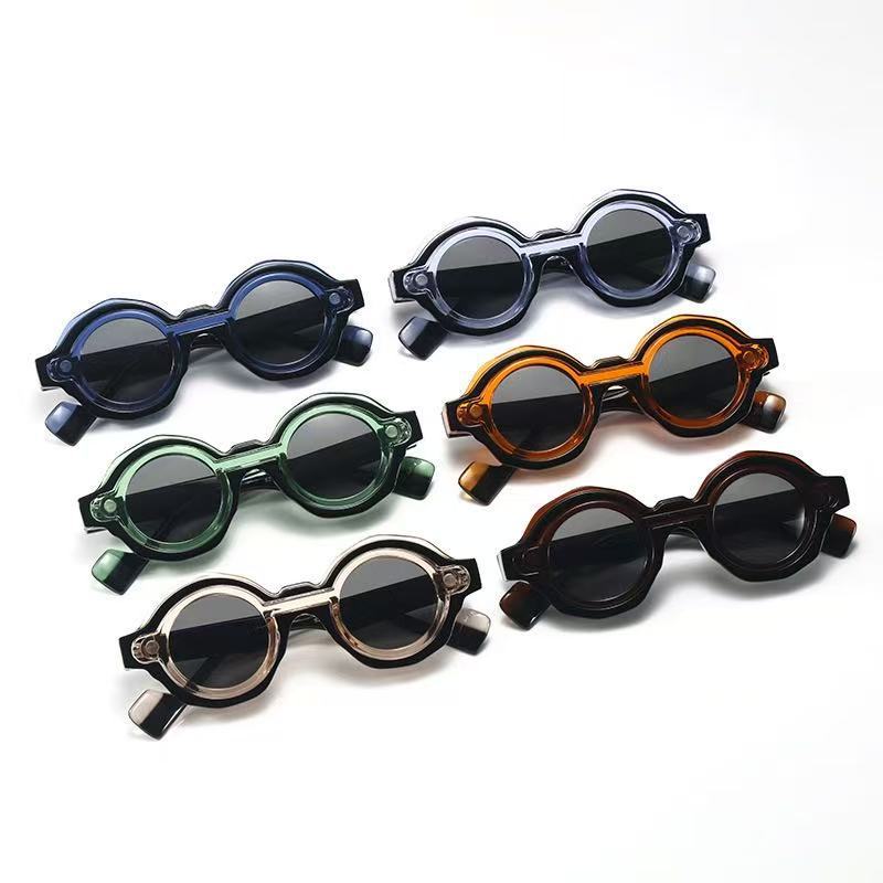 Lunette de Soleil Femme Design Rond Tendance avec Protection UV 3