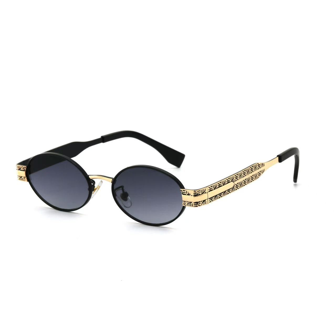 Lunette de Soleil Femme Moderne avec Verres Ronds et Protection UV400 9