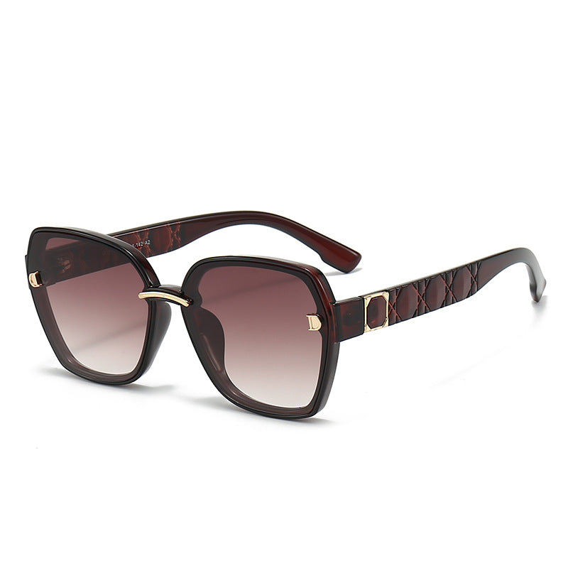 Lunette de Soleil Femme Monture Carrée Tendance 0