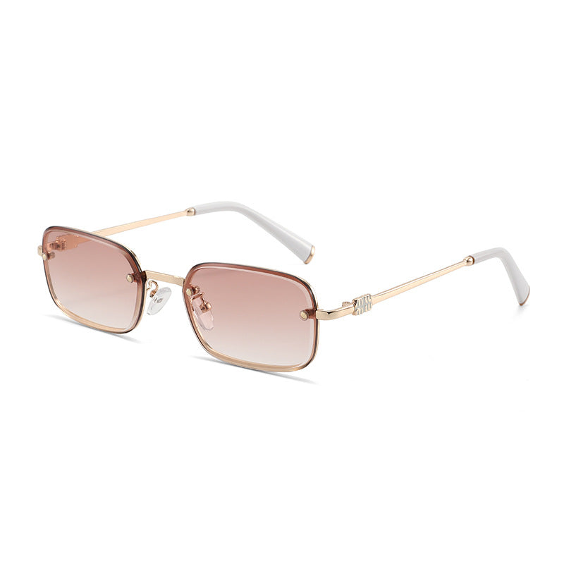 Lunette de Soleil Femme Rectangulaire Polarisée Moderne 8
