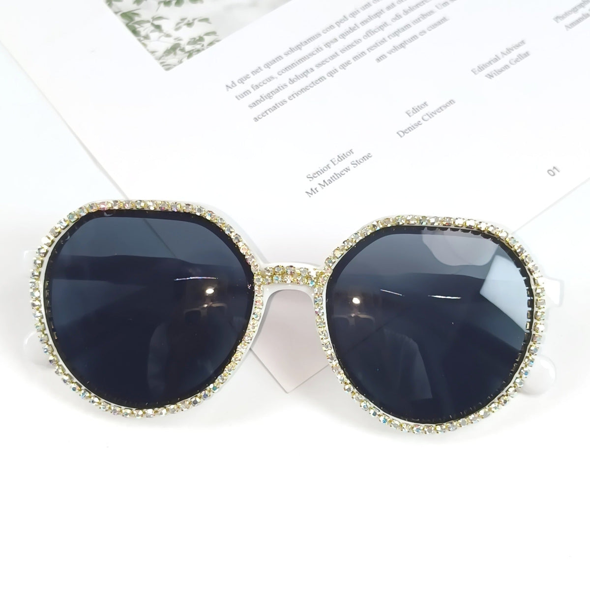 Lunette de Soleil Femme Surdimensionnée Embellie 11