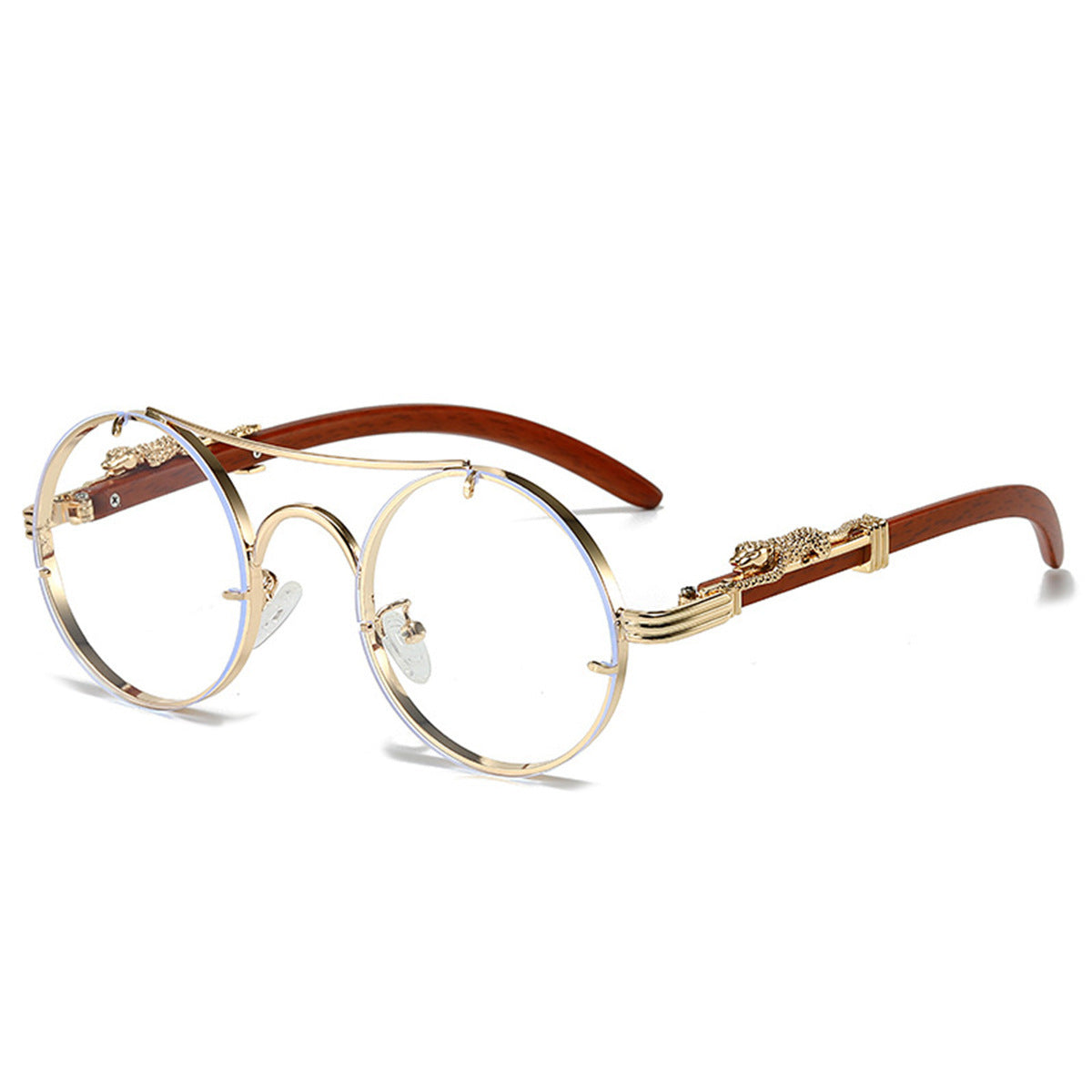 Lunettes Rondes Femmes Design Moderne 0