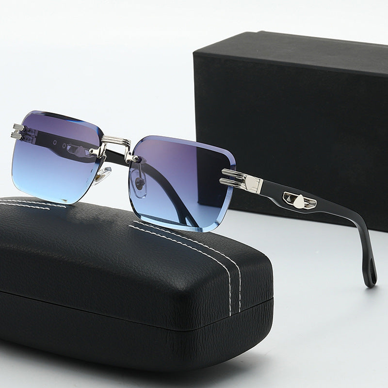 Lunettes de Lecture Femme Carrées Chic avec Accents Métalliques 2