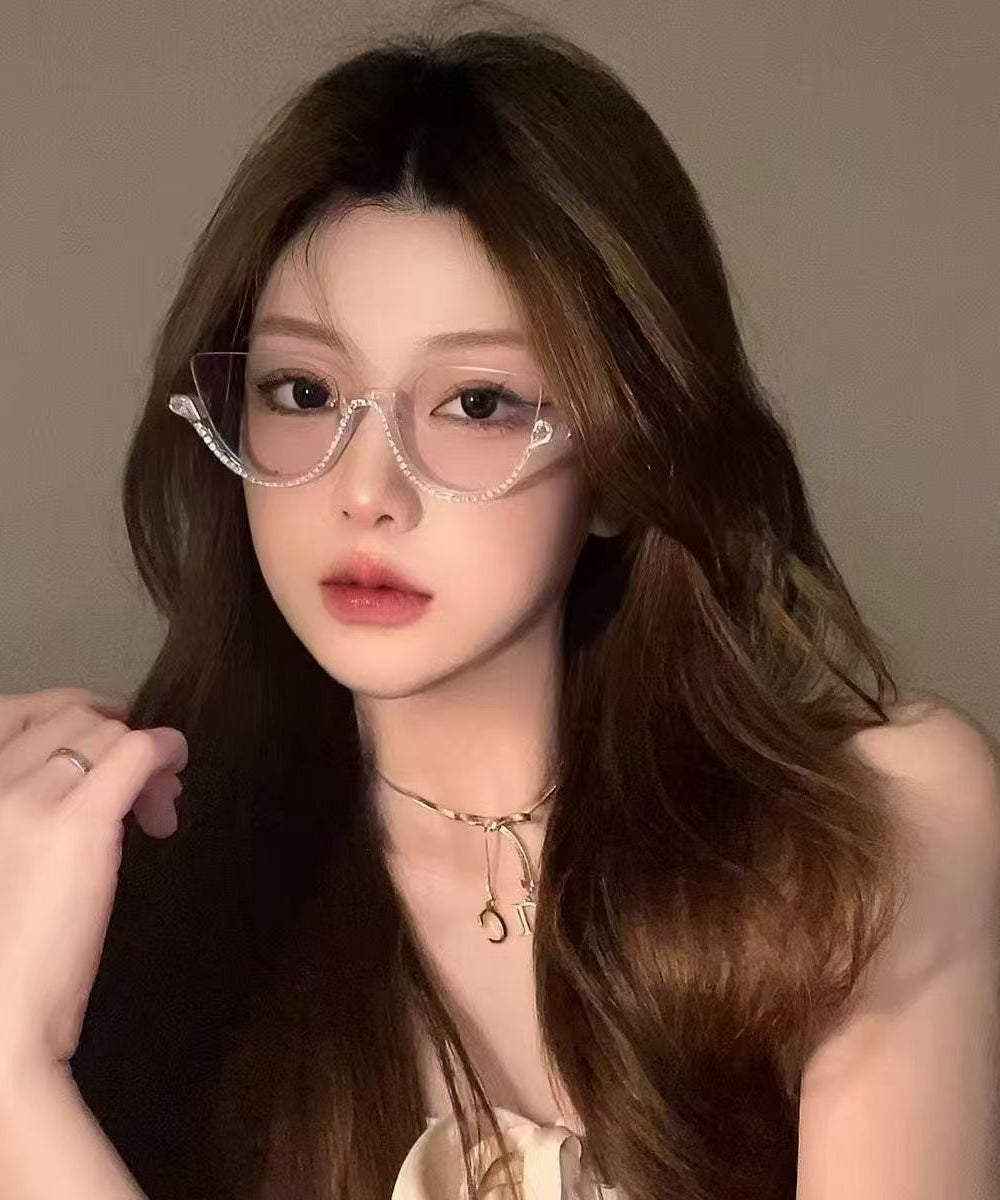 Lunettes de Lecture Femme Demi-Jante Cloutée Moderne 4