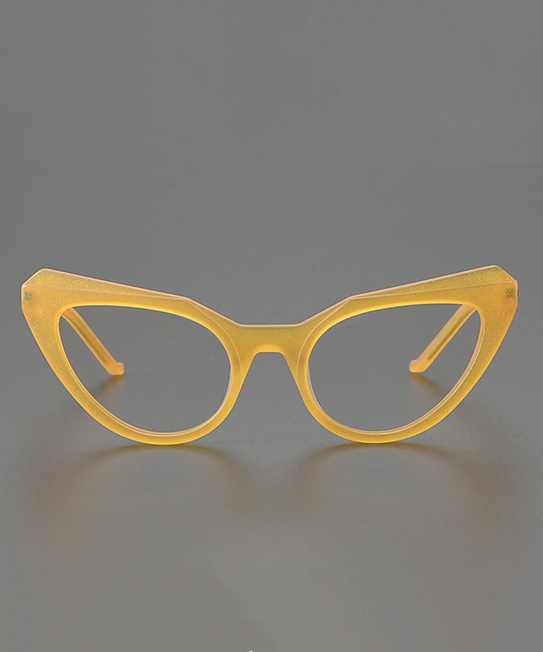 Lunettes de Lecture Œil-de-Chat Jaunes 2