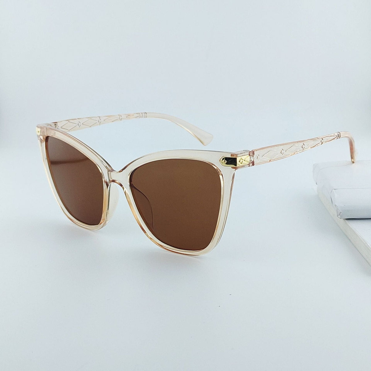 Lunettes de Soleil Femme Œil de Chat Tendance avec Protection UV 0