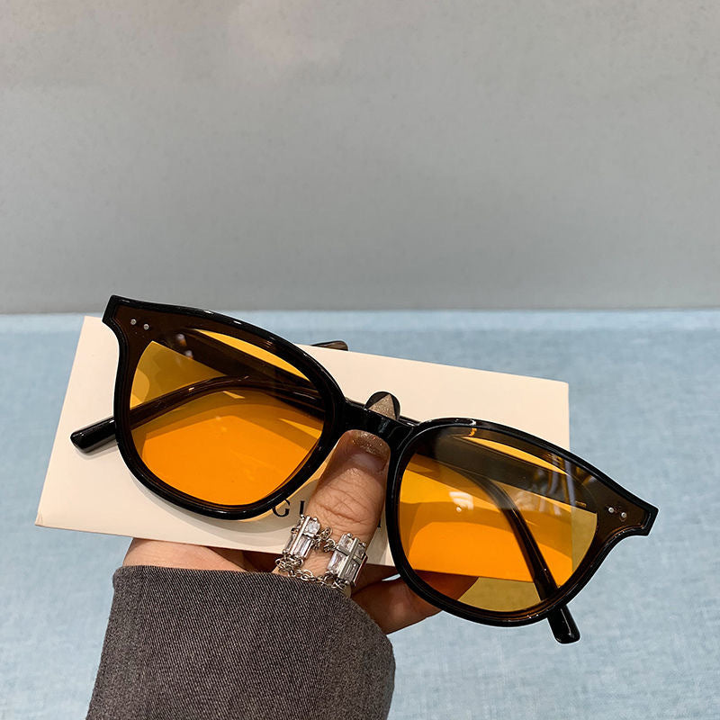 Lunettes de Soleil Femme Style Œil de Chat Rétro 0