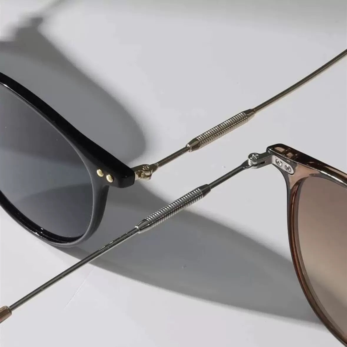 Lunettes de Soleil Femme Tendance Ronde avec Protection UV 3