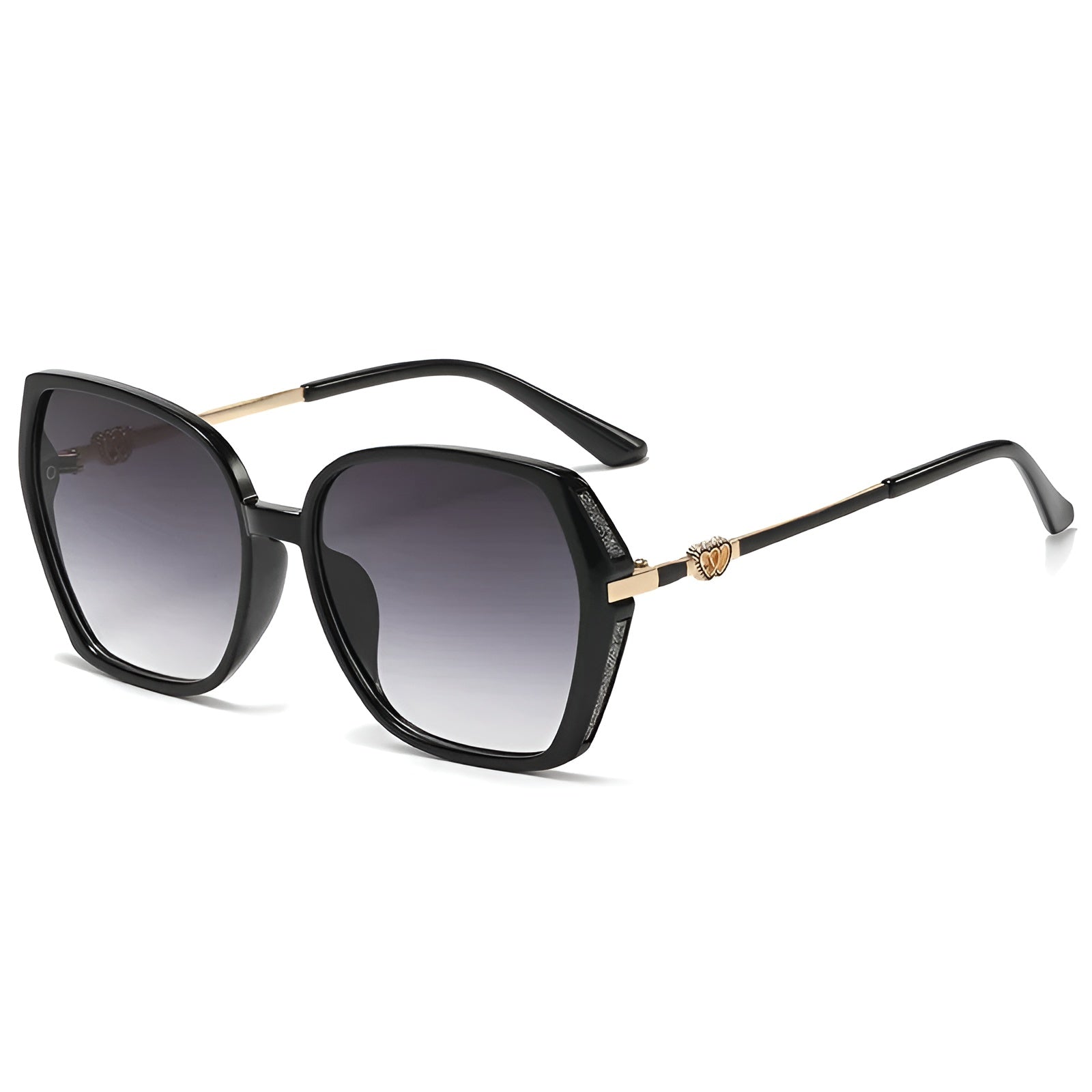 Lunettes de Soleil Oversize Dégradées Femme Moderne 7