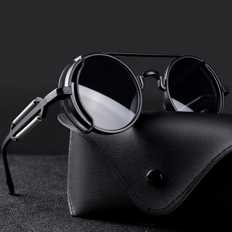 Lunettes de Soleil Ronde avec Verres Miroir 0