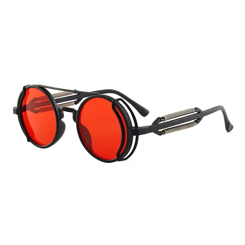 Lunettes de Soleil Ronde avec Verres Miroir 8