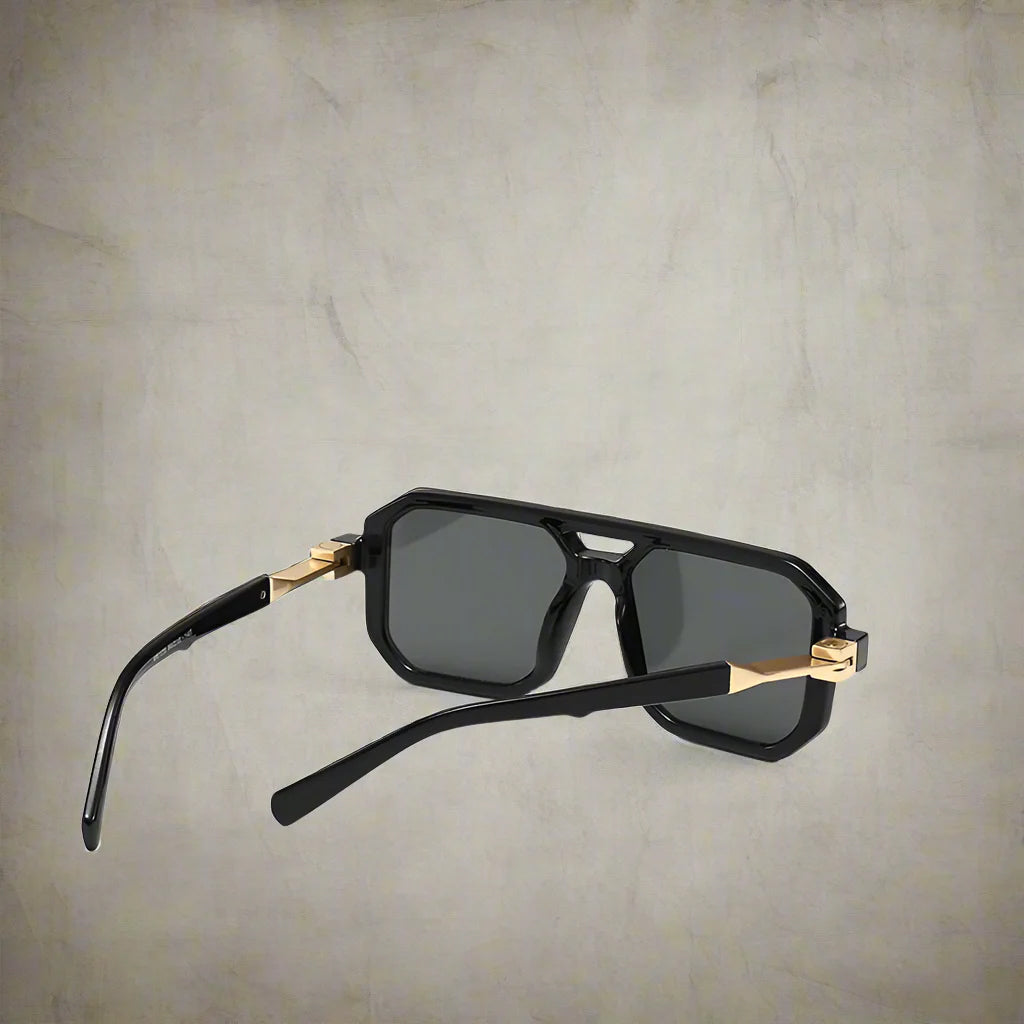 Lunettes de soleil Carrées avec Verres Hexagonaux 5