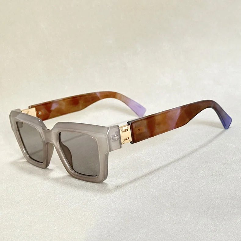 Lunettes de soleil Rétro avec Monture Carrée 2