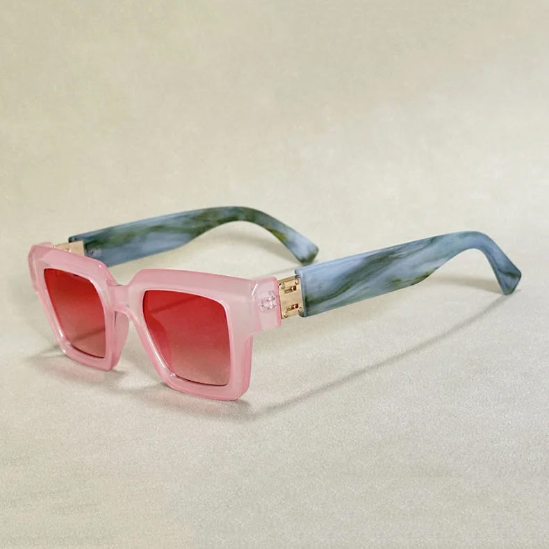 Lunettes de soleil Rétro avec Monture Carrée 4