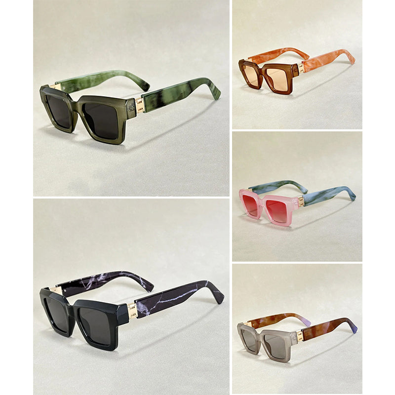 Lunettes de soleil Rétro avec Monture Carrée 8