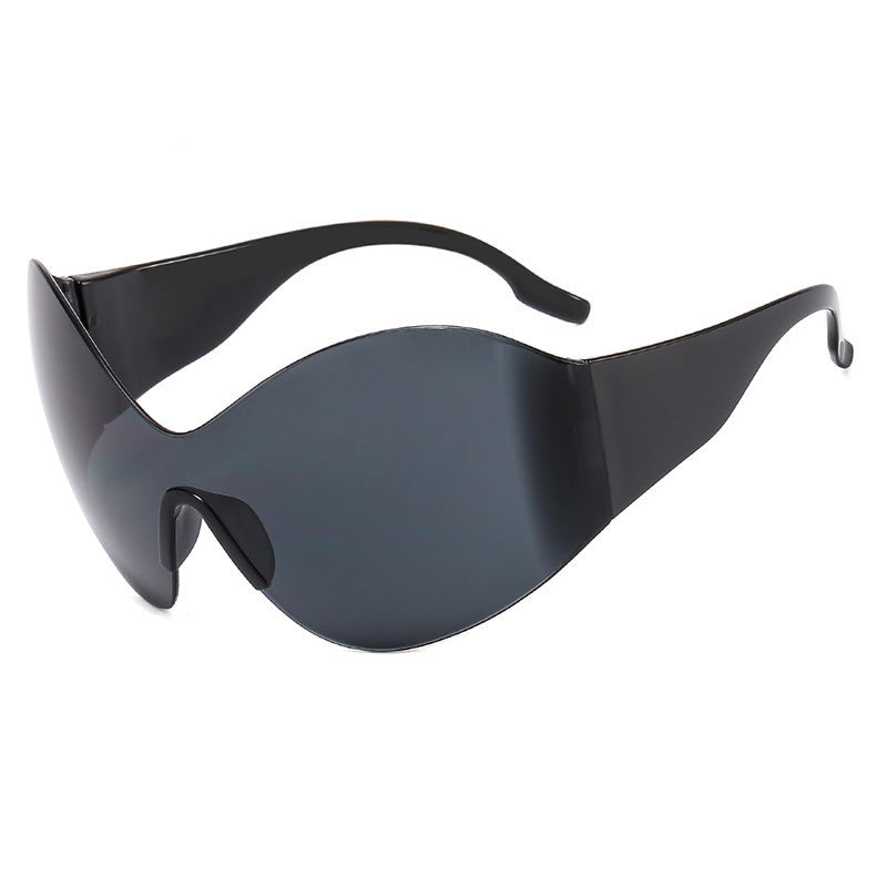 Lunettes de soleil à visière pour femmes au design moderne 0
