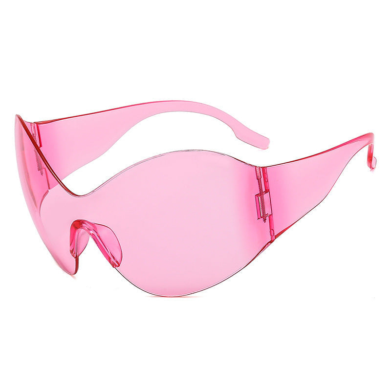 Lunettes de soleil à visière pour femmes au design moderne 6