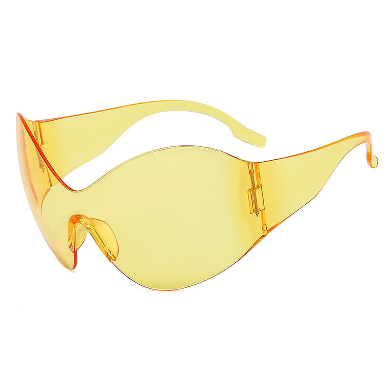 Lunettes de soleil à visière pour femmes au design moderne 8