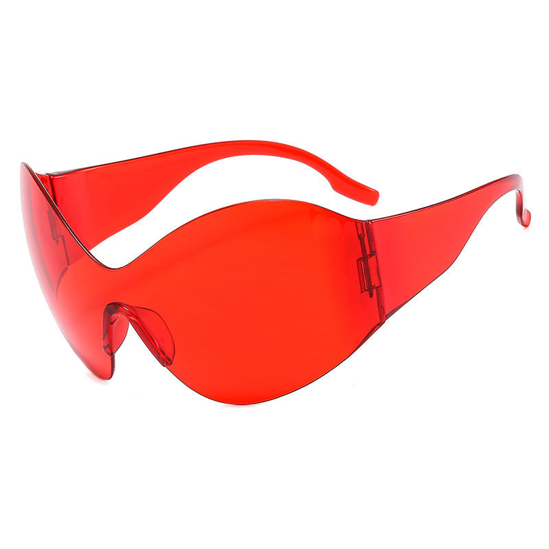 Lunettes de soleil à visière pour femmes au design moderne 9