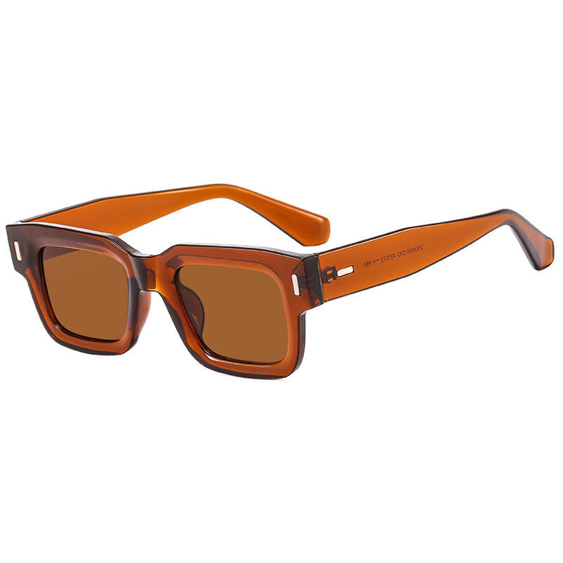 Lunettes de soleil carrées pour femmes avec imprimé léopard 11
