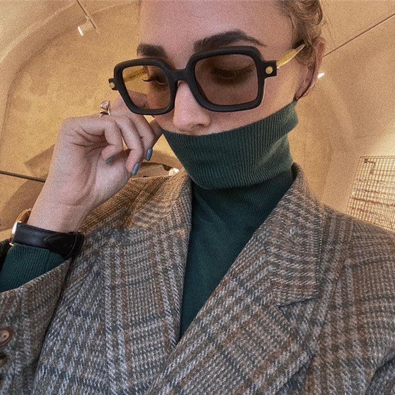 Lunettes de soleil carrées pour femmes tendance 3