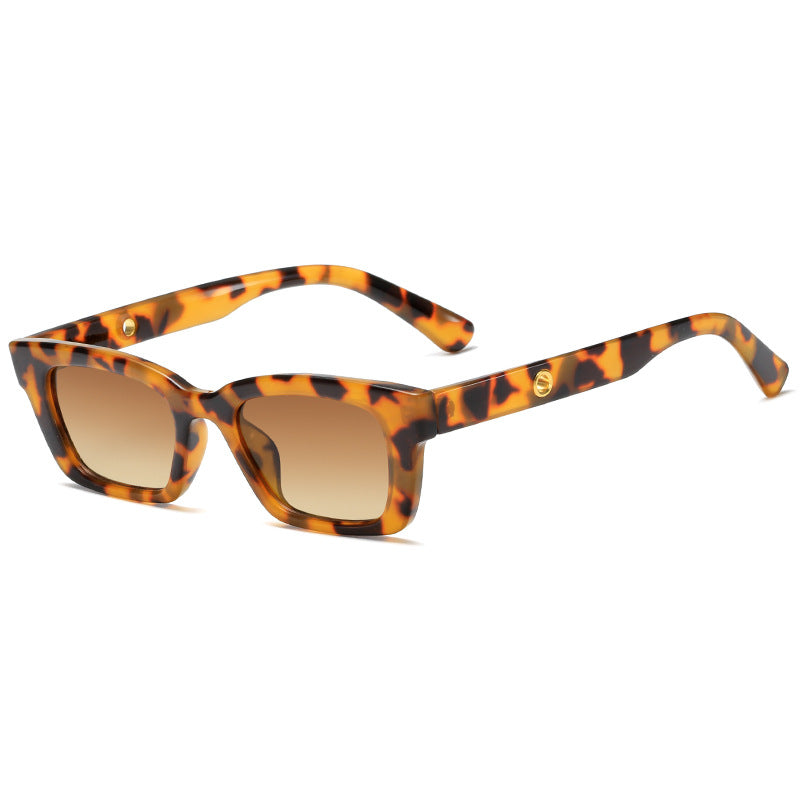 Lunettes de soleil carrées vintage pour femme 2