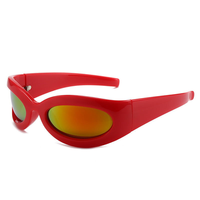 Lunettes de soleil de sport pour femmes au design aérodynamique 3