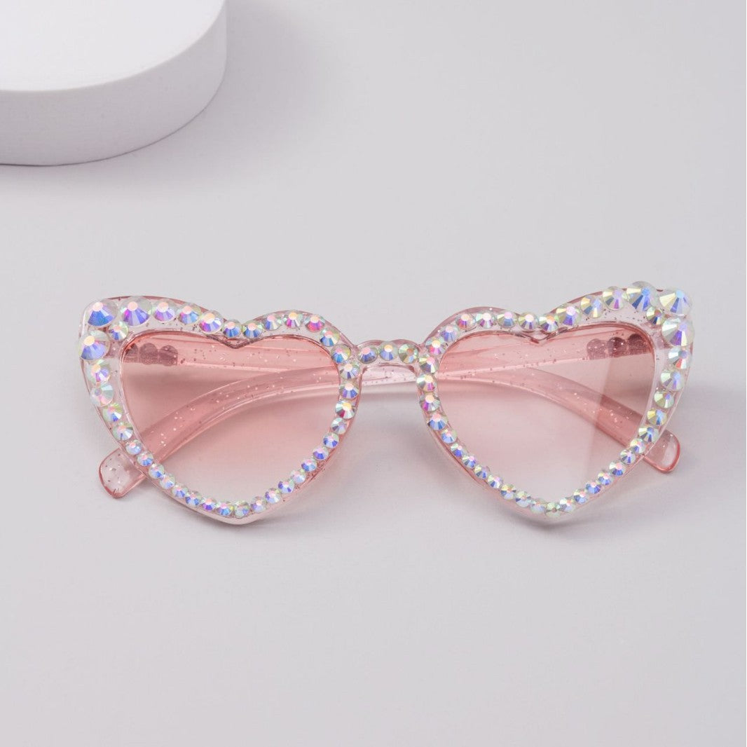 Lunettes de soleil en forme de cœur pour femmes 1