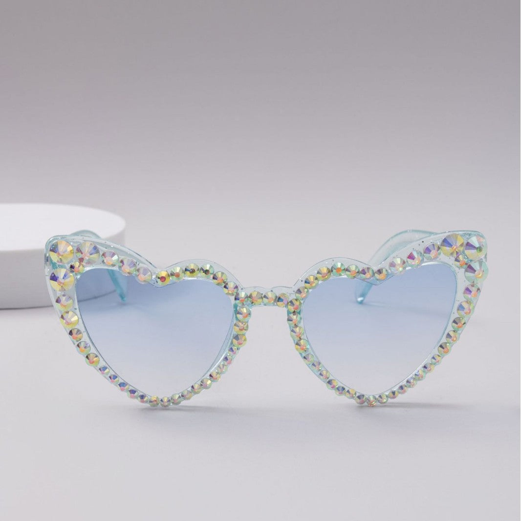 Lunettes de soleil en forme de cœur pour femmes 2