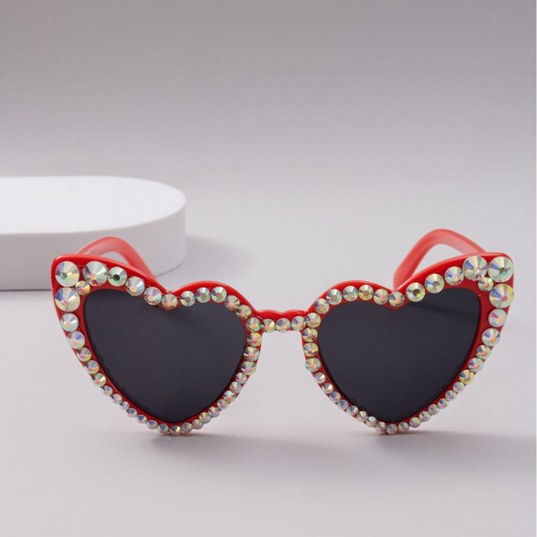 Lunettes de soleil en forme de cœur pour femmes 5