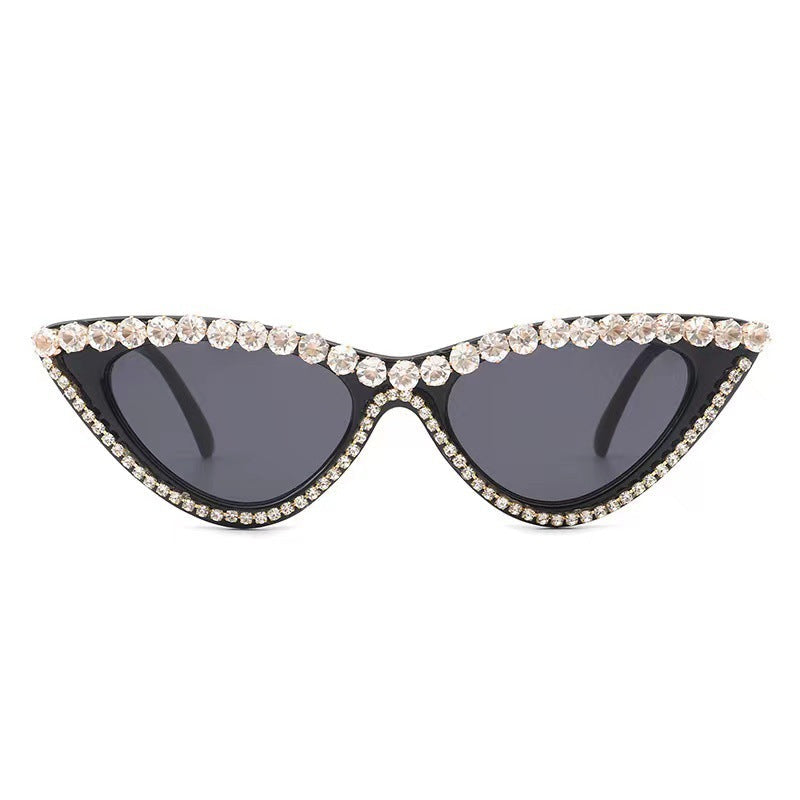 Lunettes de soleil femme œil de chat glamour 0