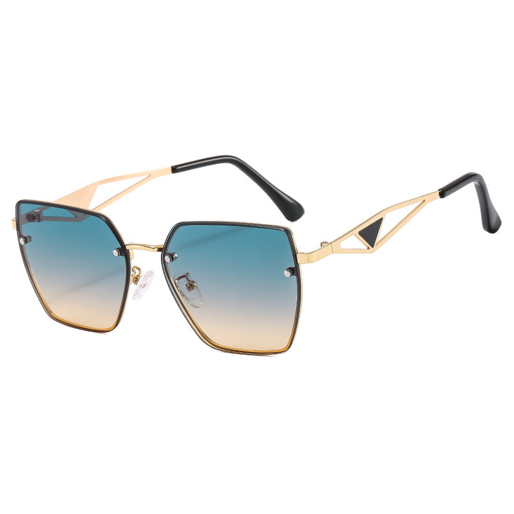 Lunettes de soleil géométriques pour femmes au design tendance 1