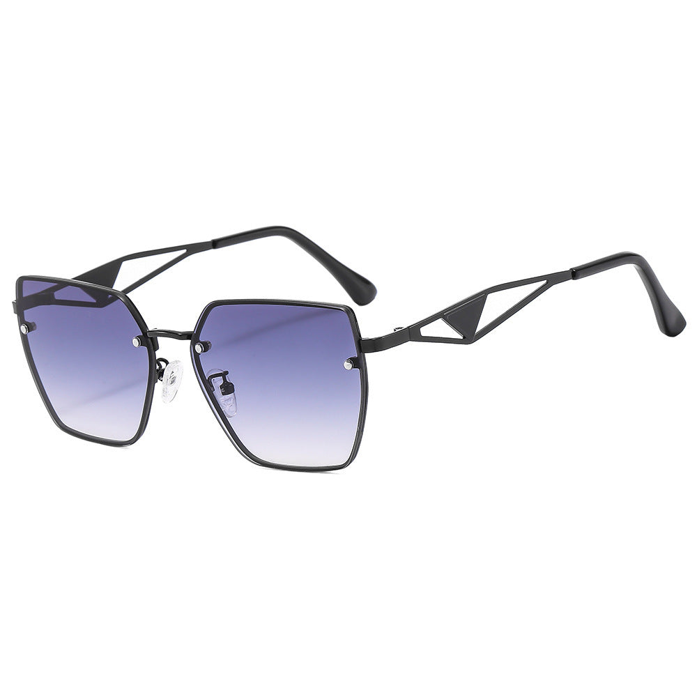 Lunettes de soleil géométriques pour femmes au design tendance 4