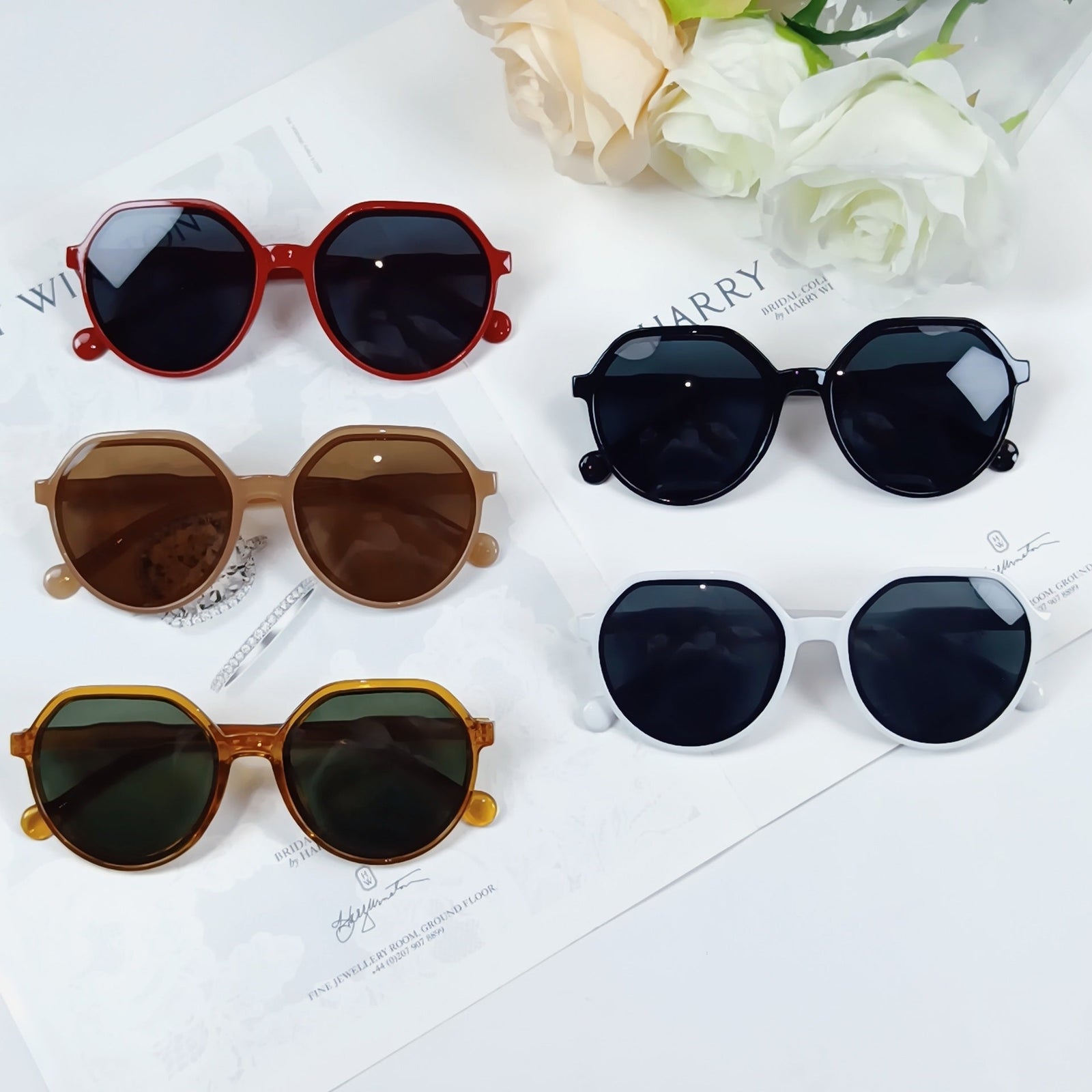 Lunettes de soleil géométriques pour femmes avec style audacieux 4