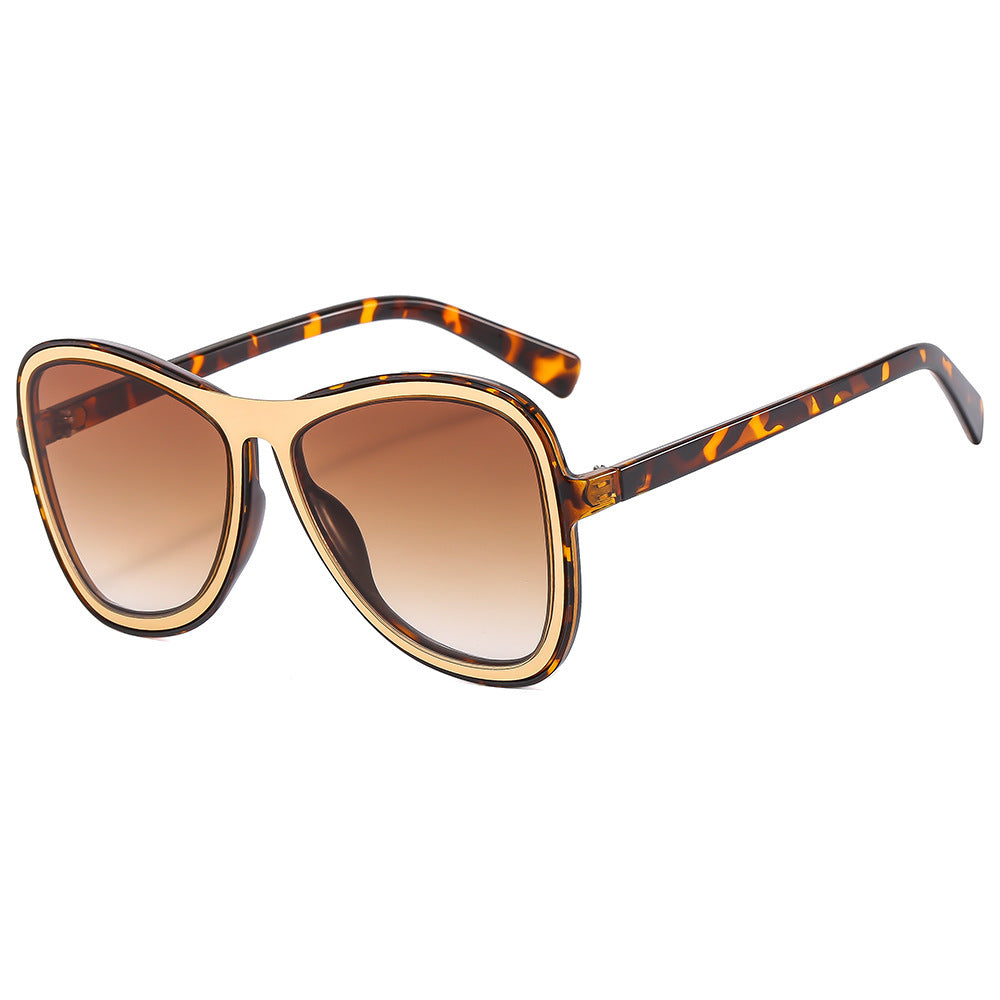 Lunettes de soleil oversize pour femme au design moderne 0