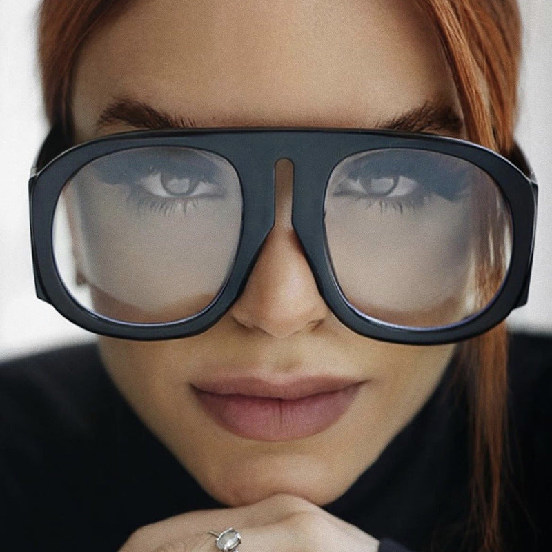 Lunettes de soleil oversize tendance pour femme 3