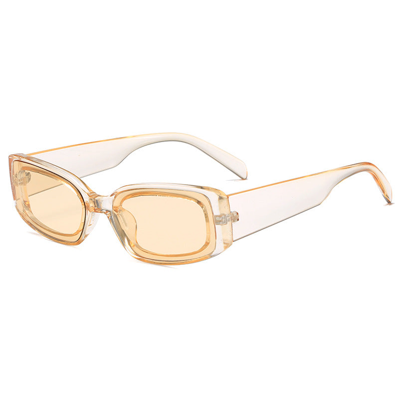 Lunettes de soleil pour femmes à verres carrés modernes 0