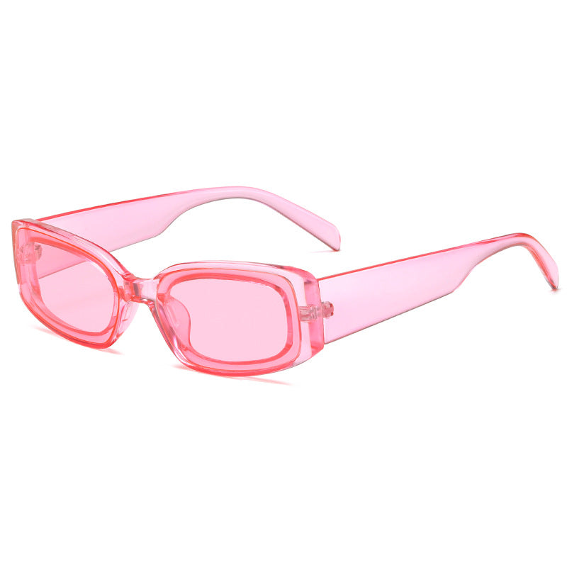 Lunettes de soleil pour femmes à verres carrés modernes 4